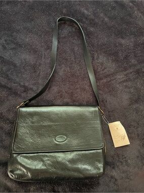 New Vintage L'Artigiano Italian Leather Black Women’s Handbag